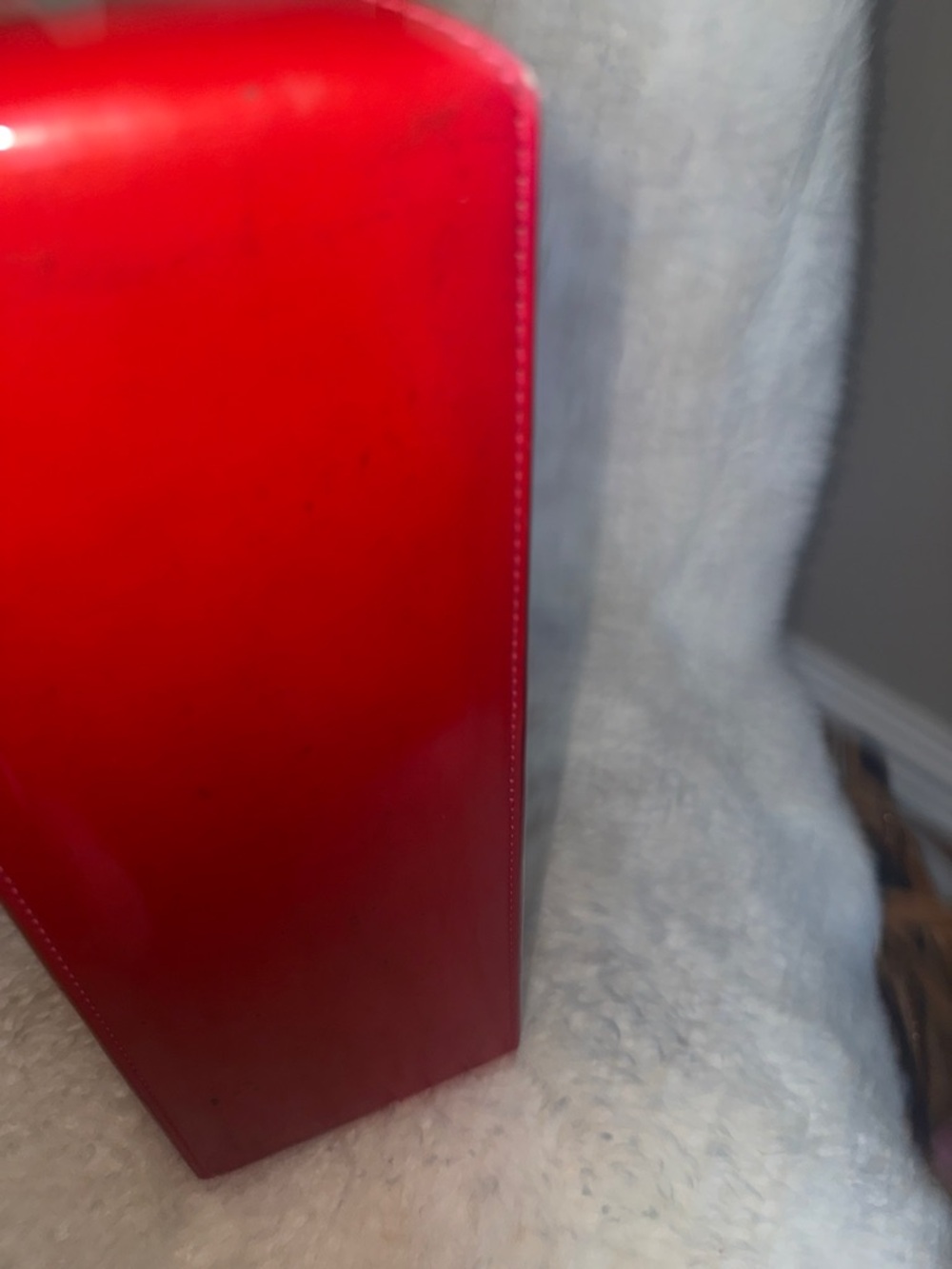 Louis Vuitton Red Vernis Wilshire PM Monogram Patent Tote - Adorable - Picture 7 of 10